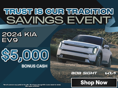 New 2024 Kia EV9 - Get $5,000 Bonus Cash!