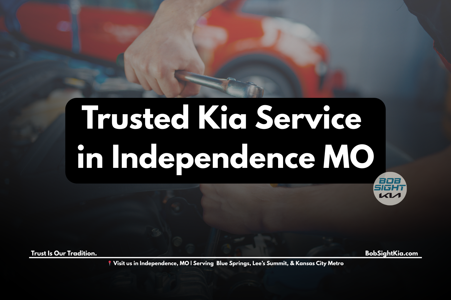 Bob Sight Kia service department in Independence MO with certified technicians providing Kia maintenance near Kansas City