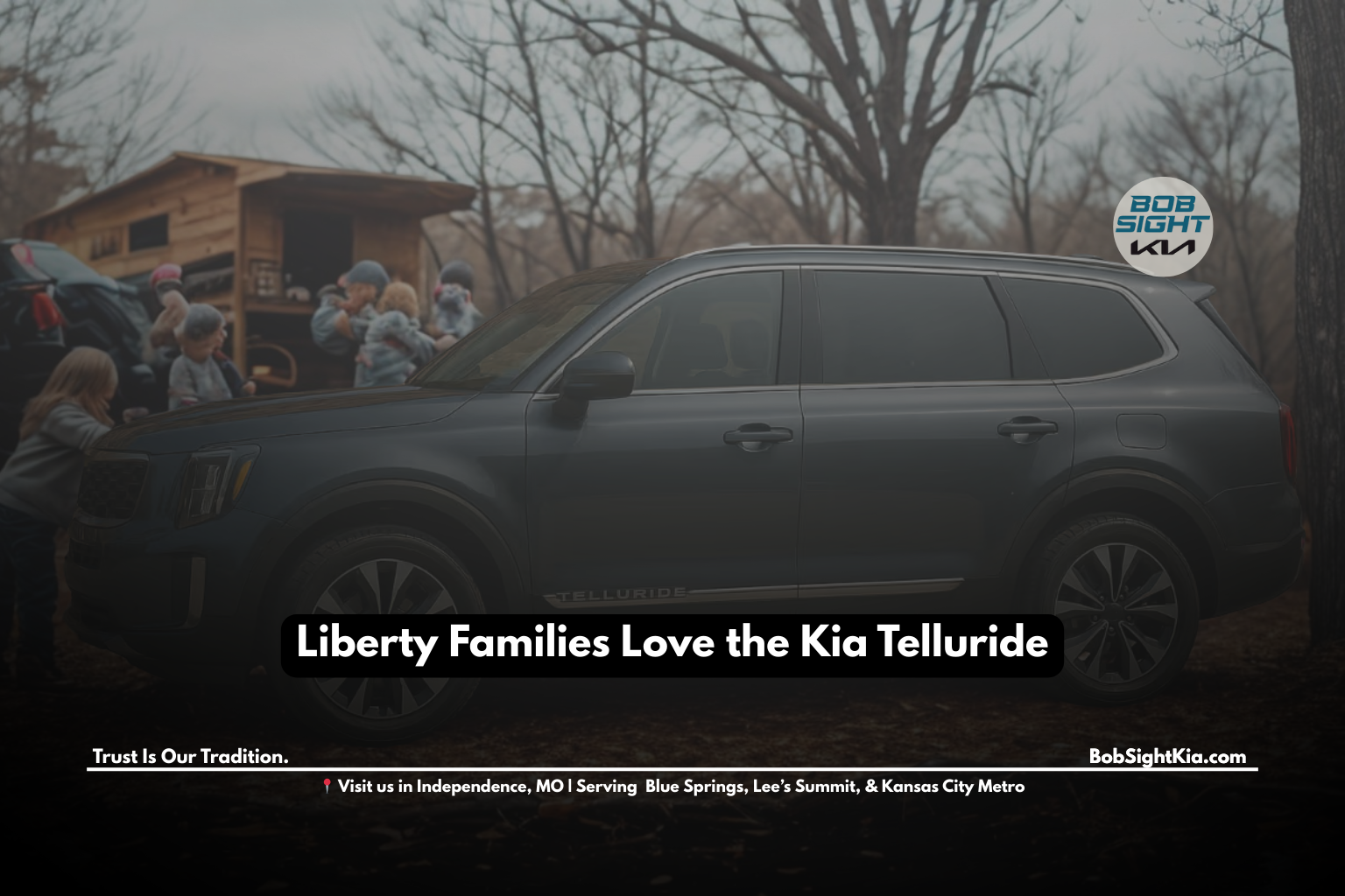 Kia Telluride SUV for Liberty families at Bob Sight Kia Independence MO