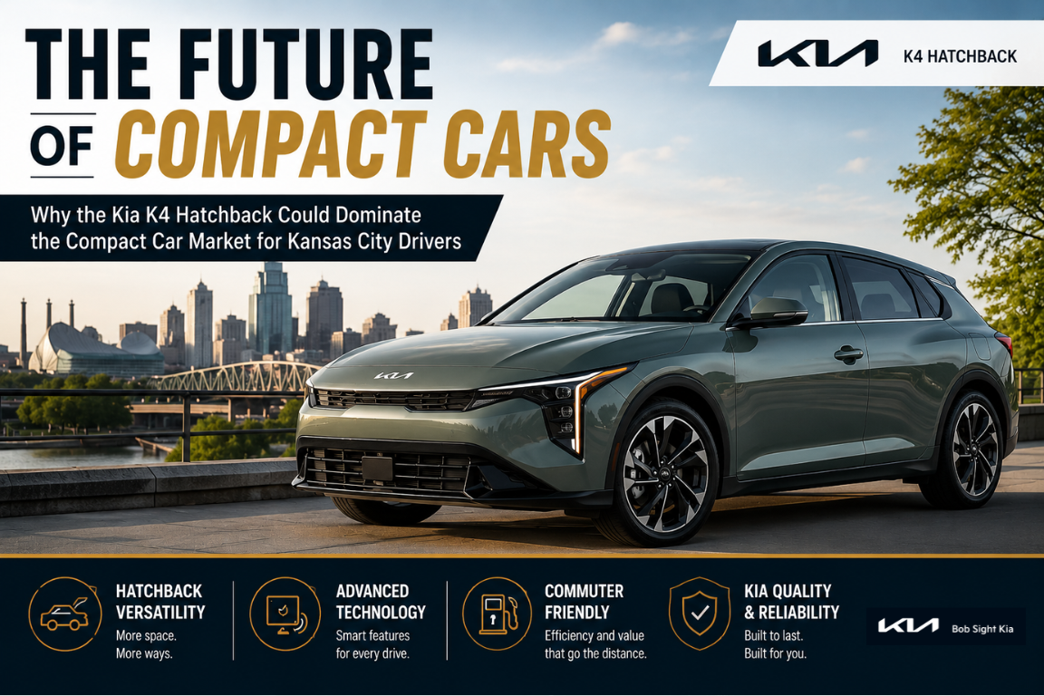 Kia K4 Hatchback compact car for Kansas City drivers at Bob Sight Kia in Independence Missouri