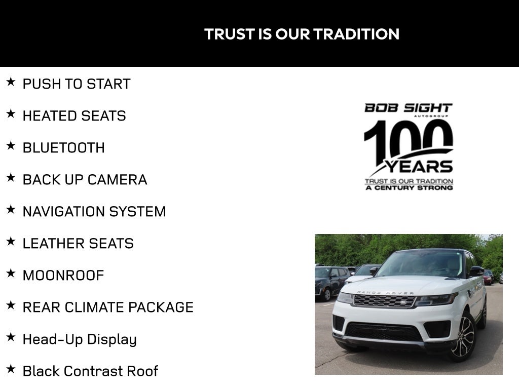Used 2021 Land Rover Range Rover Sport HSE Silver Edition with VIN SALWR2SU1MA768848 for sale in Kansas City
