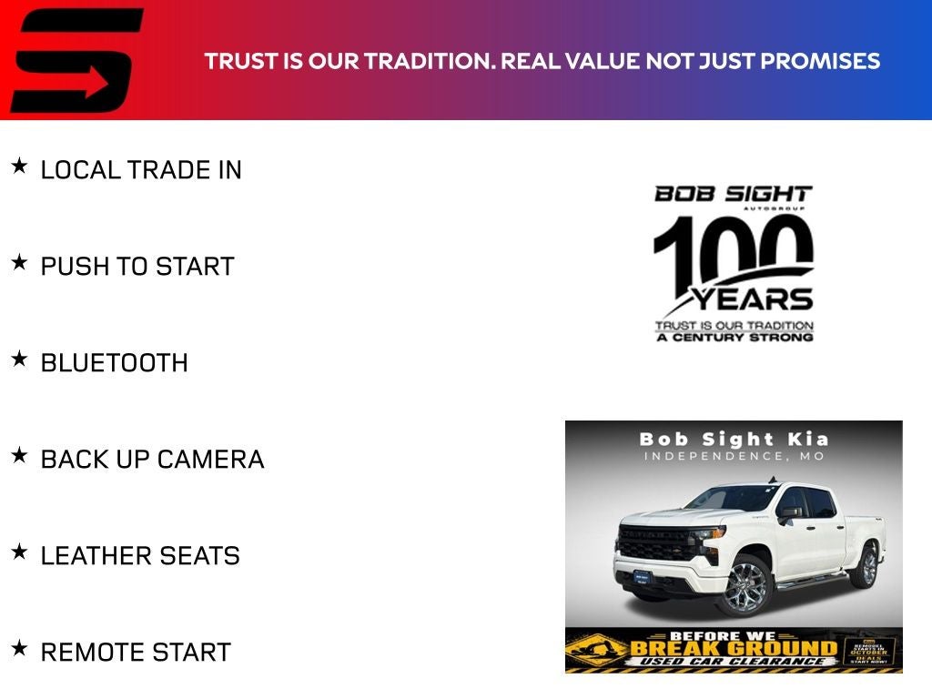 Used 2022 Chevrolet Silverado 1500 Custom with VIN 3GCPDBEK3NG572935 for sale in Kansas City