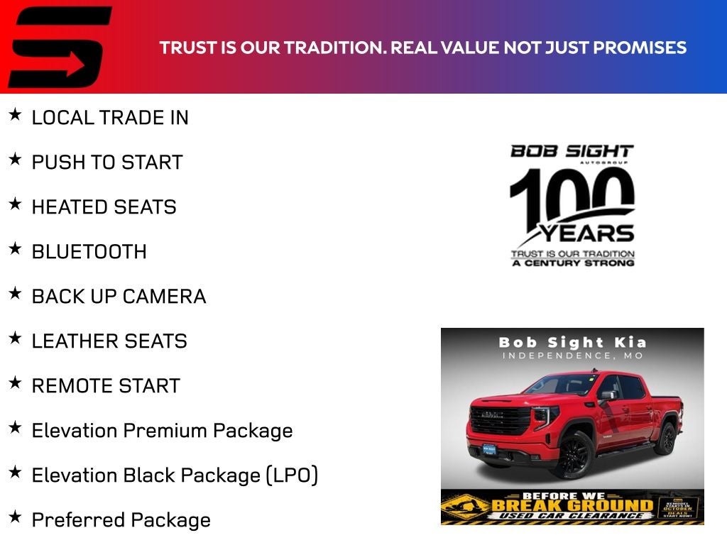 Used 2022 GMC Sierra 1500 Elevation with VIN 3GTUUCED2NG602324 for sale in Kansas City