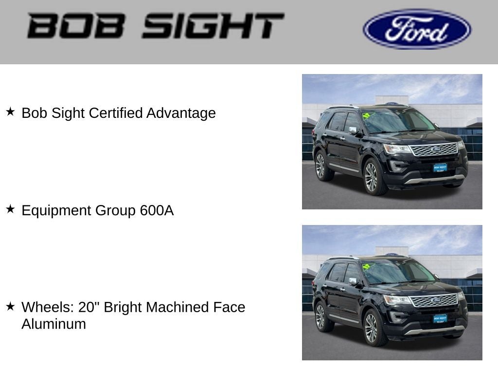 2017 Ford Explorer Platinum