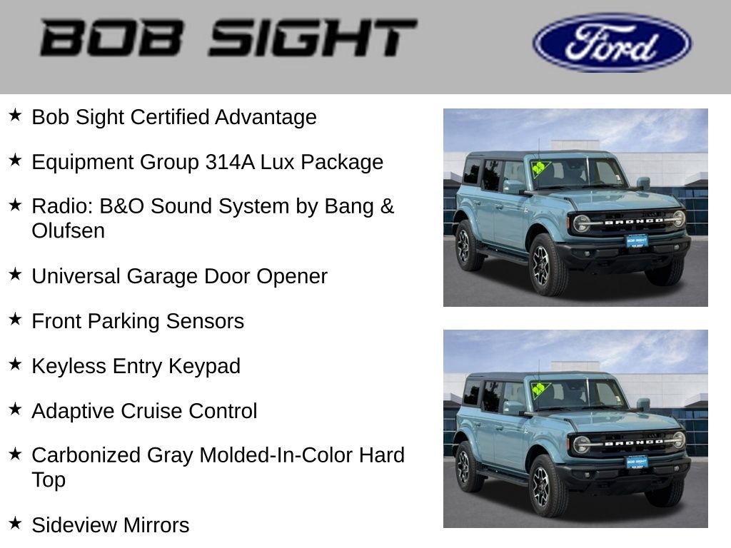 2023 Ford Bronco Outer Banks