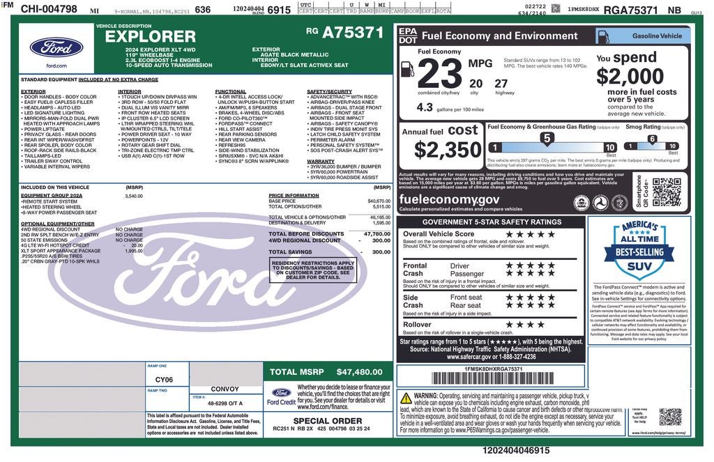 2024 Ford Explorer XLT