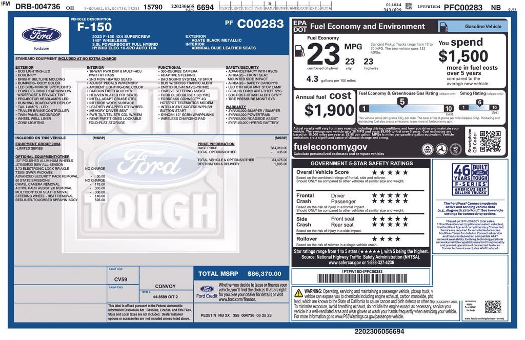 2023 Ford F-150 Limited