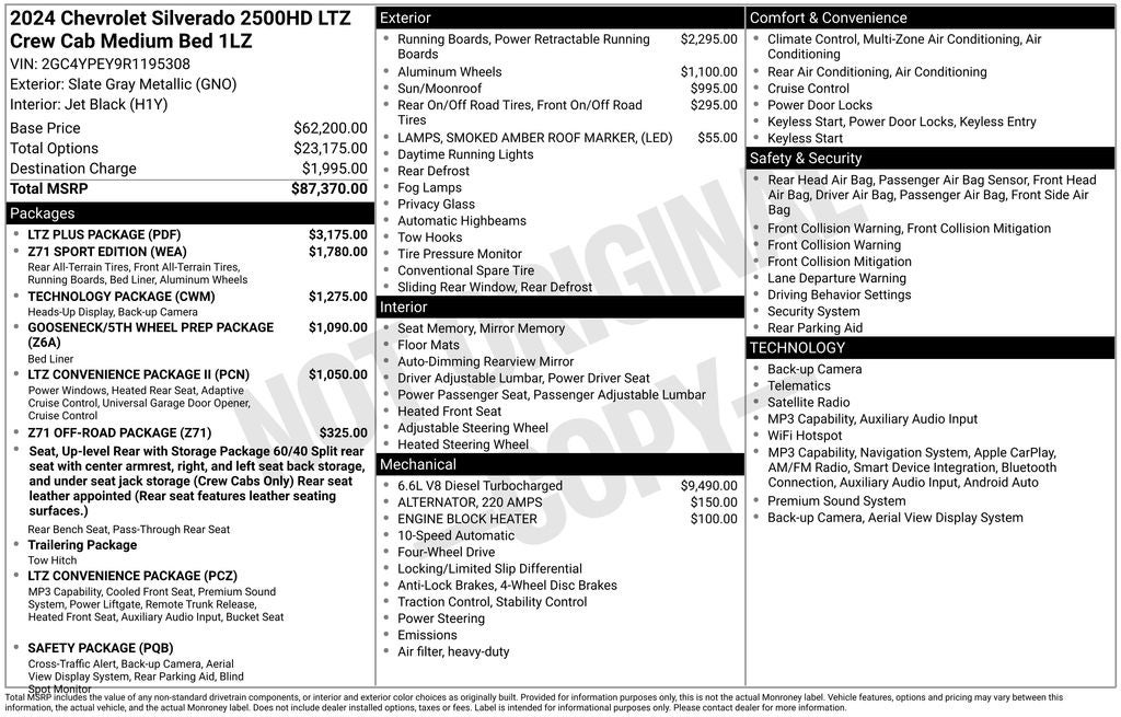 2024 Chevrolet Silverado 2500HD LTZ