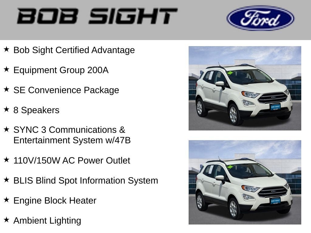 2022 Ford EcoSport SE