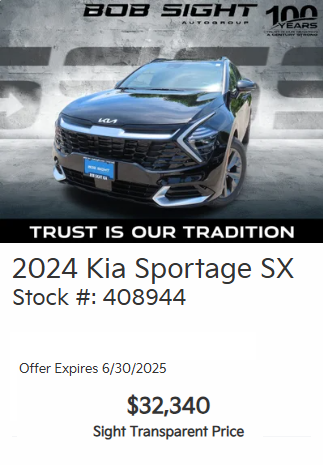 Bob Sight Independence Kia New Vehicle Specials